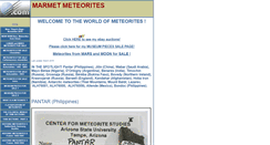 Desktop Screenshot of marmet-meteorites.com