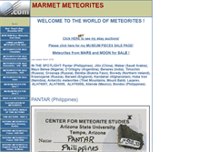 Tablet Screenshot of marmet-meteorites.com